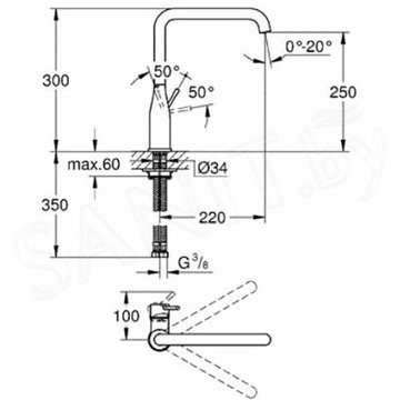 Смеситель для кухонной мойки Grohe Essence+ 30269000 / 30269DC0