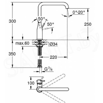 Смеситель для кухонной мойки Grohe Essence New 30269A00 / 30269AL0 / 30269DA0 / 30269GL0 / 30269GN0