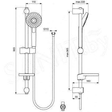 Набор смесителей Ideal Standard Ceraflex BD001AA