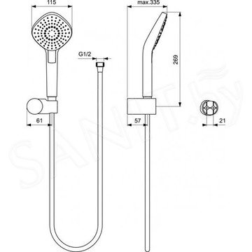 Набор смесителей Ideal Standard ESLA 6 in 1 BD002XC