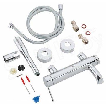 Смеситель для ванны Grohe Essence+ 33628001 с душевым гарнитуром