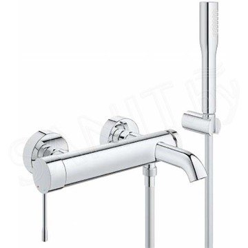 Смеситель для ванны Grohe Essence+ 33628001 с душевым гарнитуром