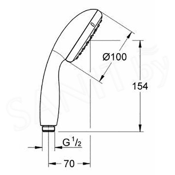 Душевая лейка GROHE Tempesta New I 27852001