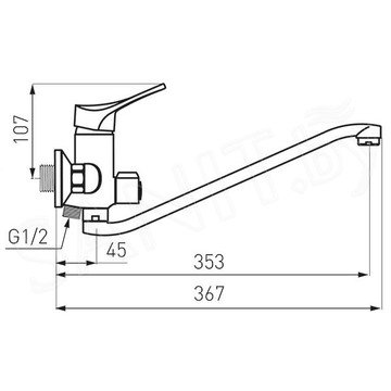 Смеситель для ванны Ferro Stillo BSL55A