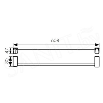 Держатель для полотенец Kaiser KH-1507