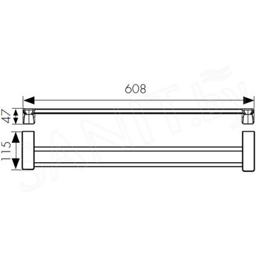 Держатель для полотенец Kaiser KH-1508