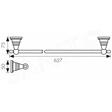 Держатель для полотенец Kaiser KH-4207