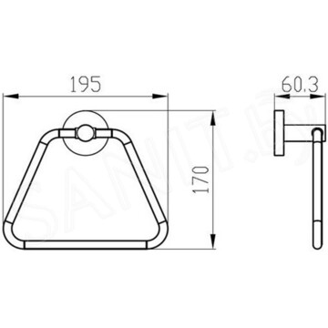 Держатель для полотенец Kaiser KH-4101