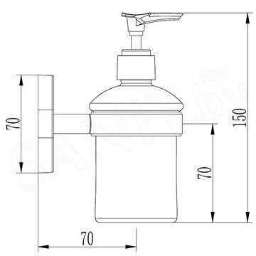 Дозатор для моющих средств Ledeme L1927
