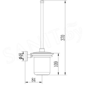 Ершик для унитаза Ledeme L1710