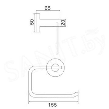 Держатель для туалетной бумаги Ledeme L71803-3