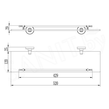 Полка Ledeme L1707