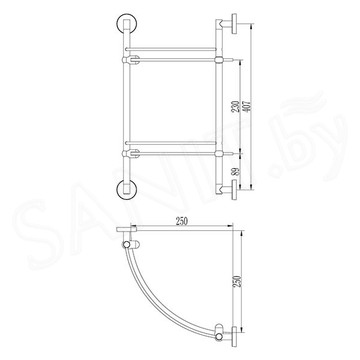 Полка Ledeme L1707-2