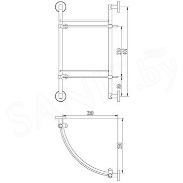 Полка Ledeme L3507-2