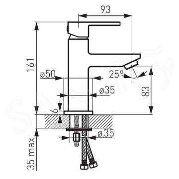 Смеситель для умывальника Ferro Zicco Black BZI2BL