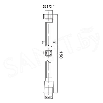 Душевой шланг Gerhans K40206