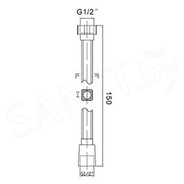 Душевой шланг Gerhans K40206