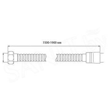 Душевой шланг Ledeme M44