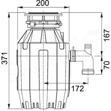 Измельчитель пищевых отходов Franke Turbo Elite TE-75 134.0535.241