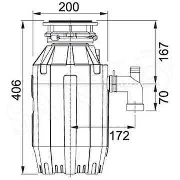 Измельчитель пищевых отходов Franke Turbo Elite TE-125 134.0535.242