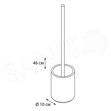 Ершик для унитаза Fixsen Coin FX-250-5