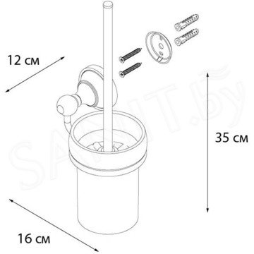 Ершик для унитаза Fixsen Bogema FX-78513