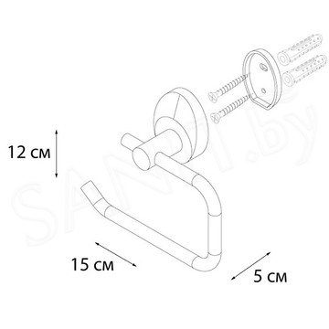 Держатель для туалетной бумаги Fixsen Europa FX-21810B