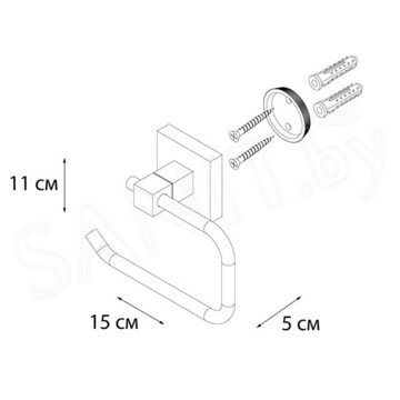 Держатель для туалетной бумаги Fixsen Metra FX-11110A