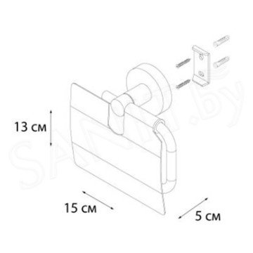 Держатель для туалетной бумаги Fixsen Modern FX-51510