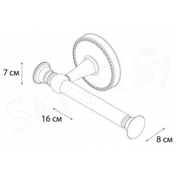 Держатель для туалетной бумаги Fixsen Adele FX-55010A