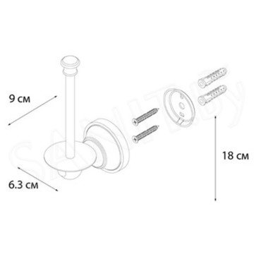 Держатель для туалетной бумаги Fixsen Bogema FX-78510B