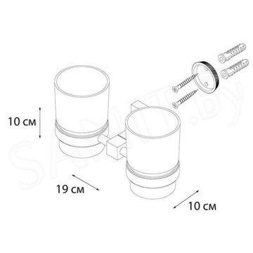 Стакан Fixsen Metra FX-11107 двойной