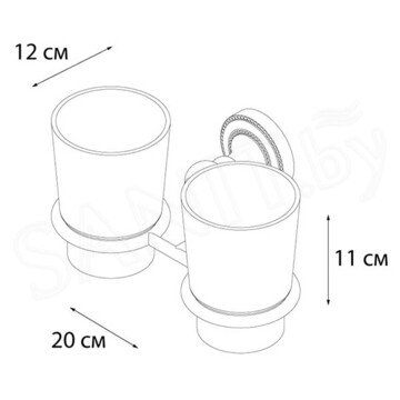 Стакан Fixsen Style FX-41107 двойной
