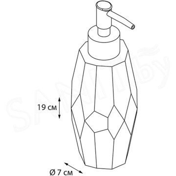 Дозатор для моющих средств Fixsen Flat FX-290-1
