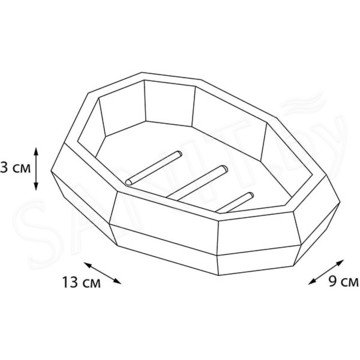 Мыльница Fixsen Flat FX-290-4