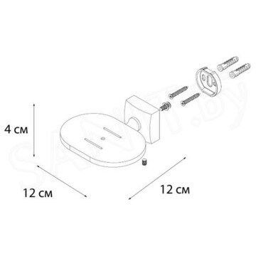 Мыльница Fixsen Kvadro FX-61308A