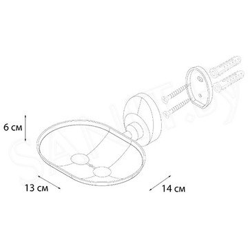 Мыльница Fixsen Europa FX-21809B