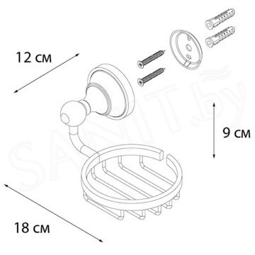 Мыльница Fixsen Bogema FX-78509