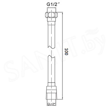 Душевой шланг Gerhans K40205-10 / K40205-12 / K40205-15 / К40205-20