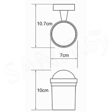 Стакан Wasserkraft Isen K-4028