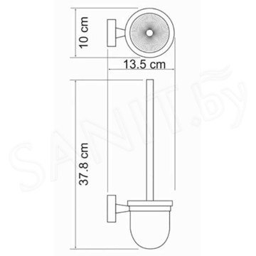 Ершик для унитаза Wasserkraft Isen K-4027