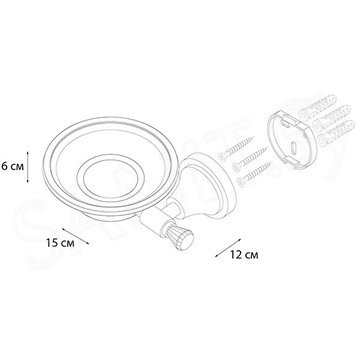 Мыльница Fixsen Crystal SF-35008
