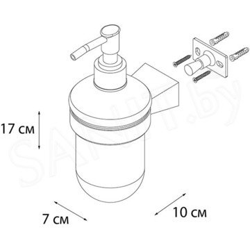 Дозатор для моющих средств Fixsen Trend FX-97812