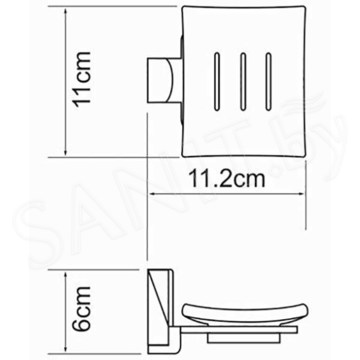 Мыльница Wasserkraft Leine K-5029