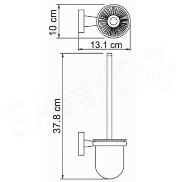 Ершик для унитаза Wasserkraft Lippe K-6527