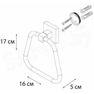 Держатель для полотенец Fixsen Metra FX-11111