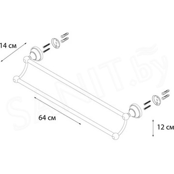 Держатель для полотенец Fixsen Bogema FX-78502