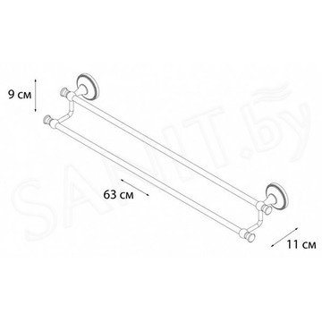 Держатель для полотенец Fixsen Alfa GR-9502