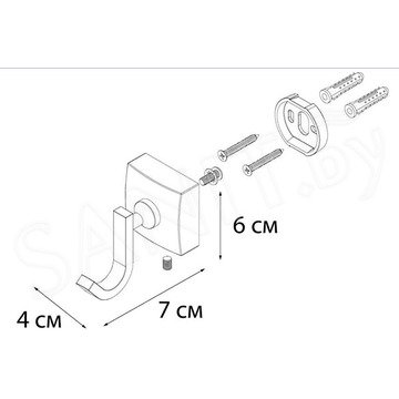 Крючок Fixsen Kvadro FX-61305