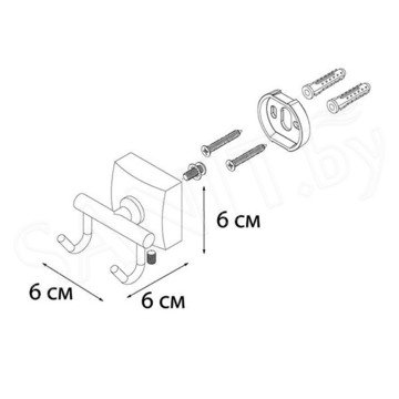 Крючок Fixsen Kvadro FX-61305B